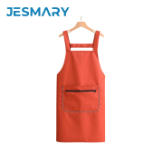 Tạp dề nail trơn đơn giản có khóa kéo